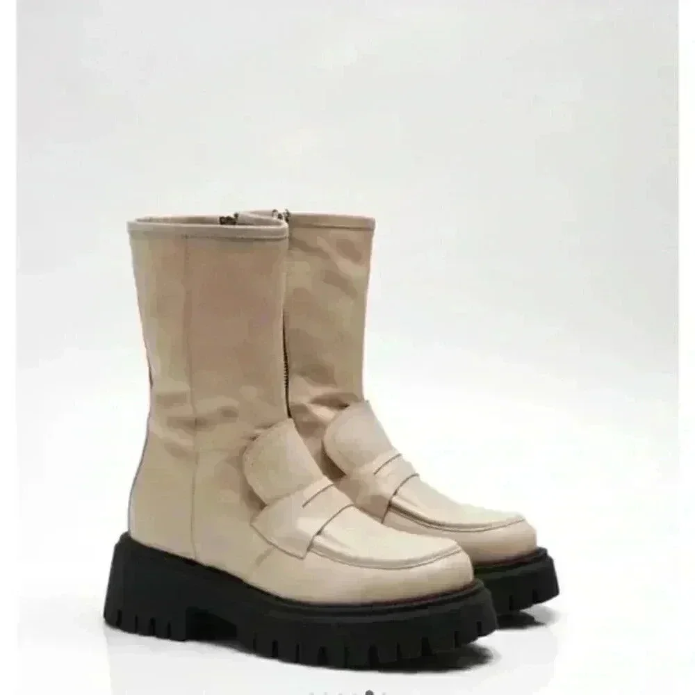 New Free People Madison Loafer Boot / Afterglow